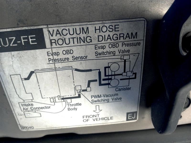 1998 LEXUS LX470 4.7L COWL VENT PANEL
