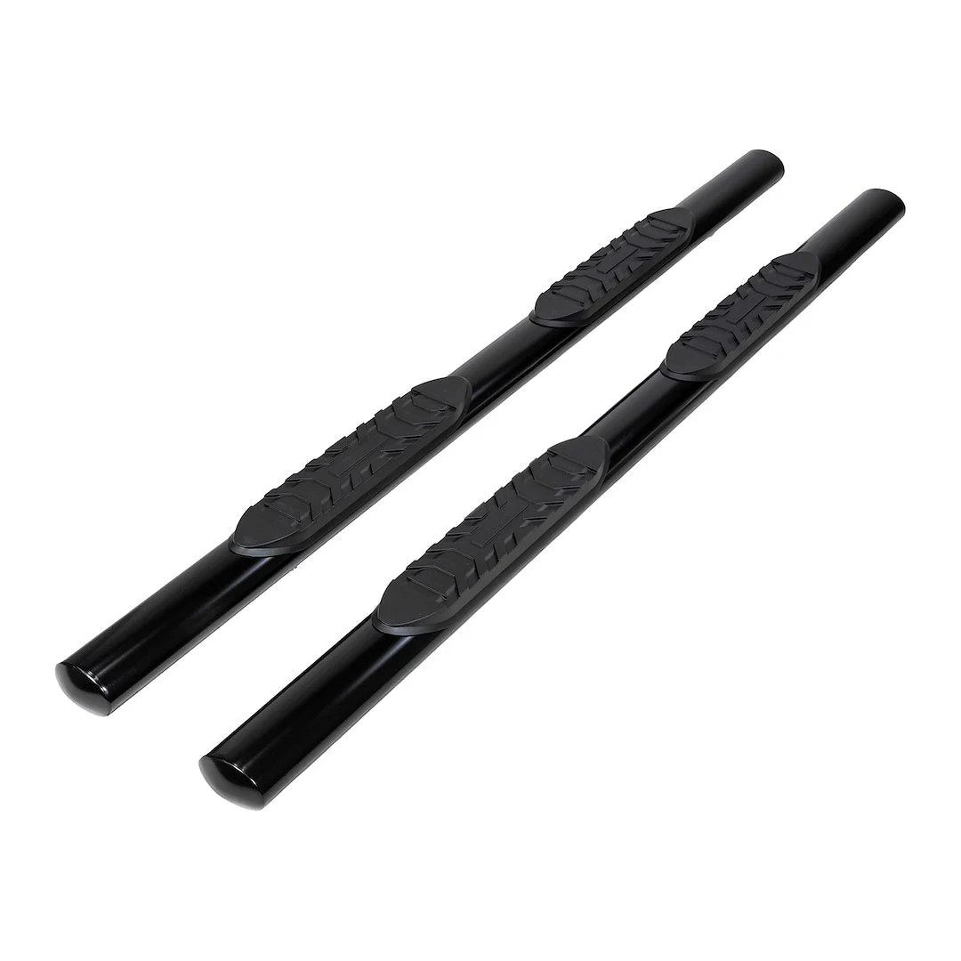 TrailFX 4″ Oval Straight Step Bar For Ford F150 Crew- Black (2930314043)