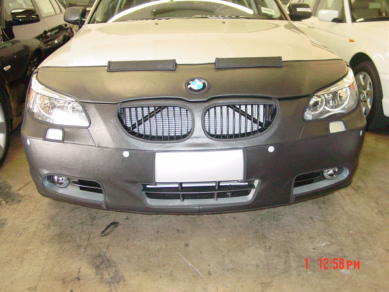 Colgan Front End Mask Bra 2pc.Fits BMW 525i 530i 545i 550i 01-03 W/OTAG W/was