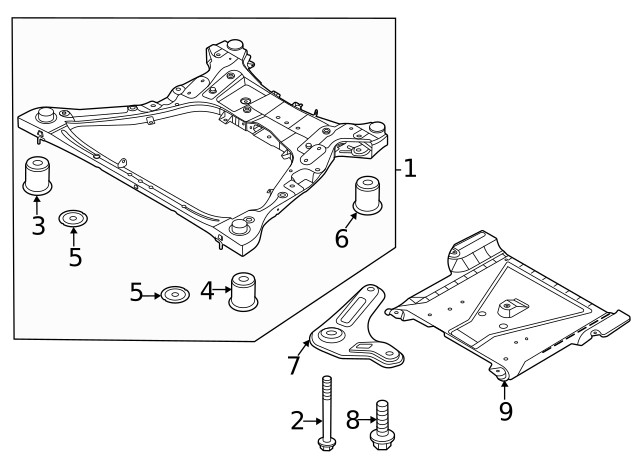 Genuine Kia Under Cover 62408-CW000