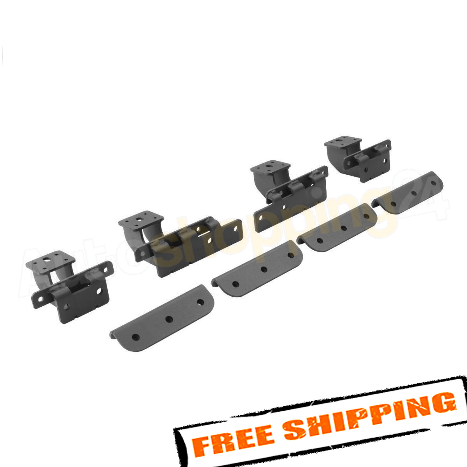Go Rhino D64927TK Dominator Mounting Brackets for 2018-2024 Jeep Wrangler JL