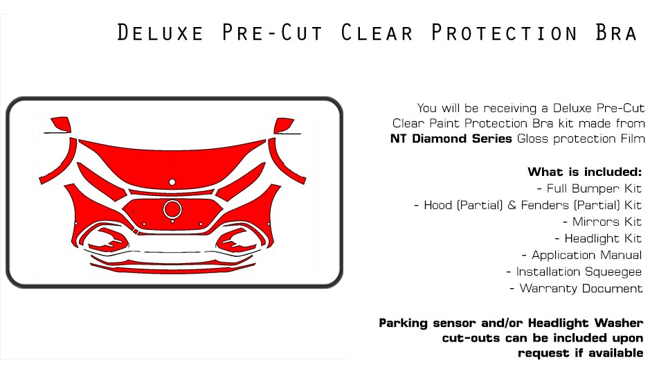 Mercedes Benz EQS SUV 580 2022-2025 PreCut Paint Protection Film Clear Bra PPF