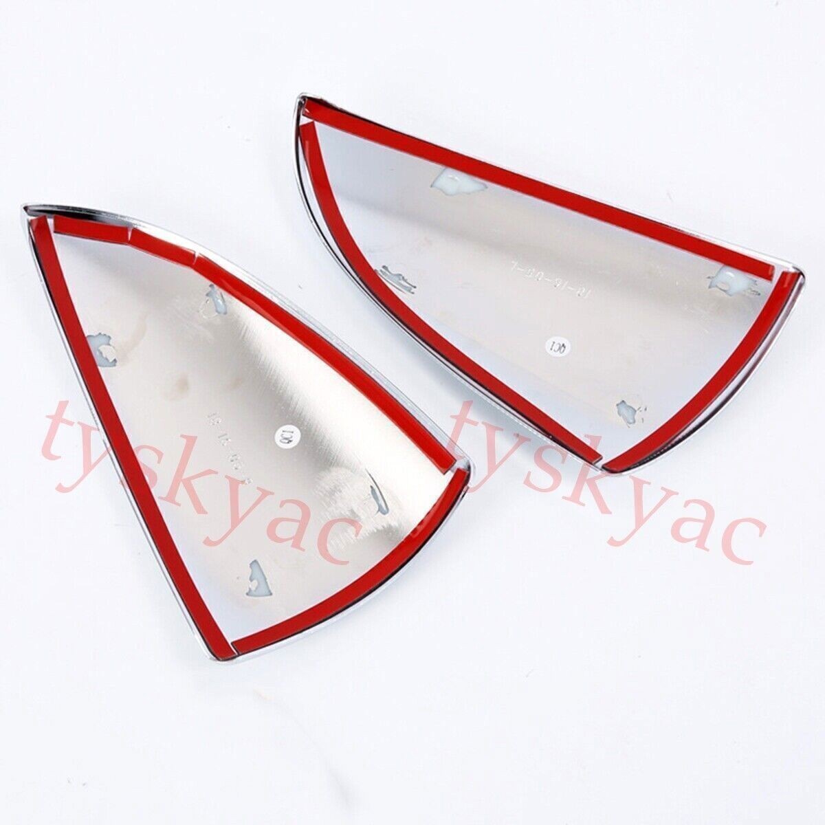 For Lexus ES 2019-2025 abs Chrome Rear View Side Door Mirror Cover Trim 2Pcs