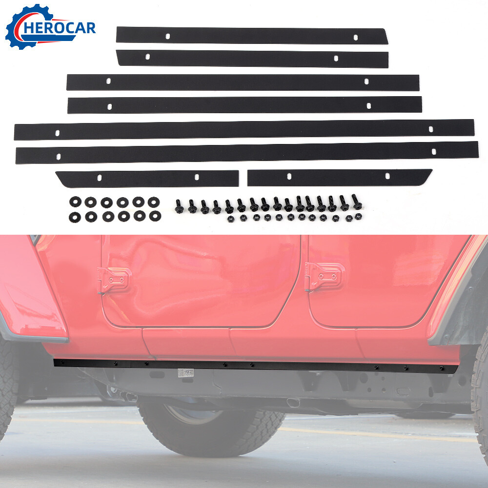 ⭕Car Pinch Weld Covers Trail Armor Rocker Guard for Jeep Wrangler JL Accessories