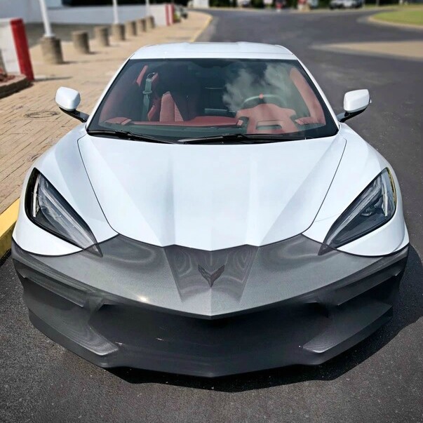 C8 Corvette Stingray NoviStretch Front + Mirror Bra Combo High Tech Stretch Mask