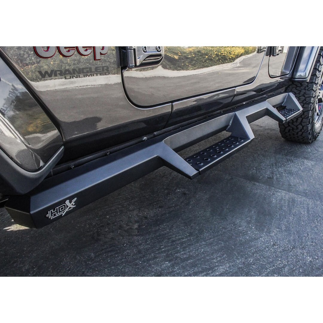 Westin Automotive 56-14065 Steel Square Black Powder Coated Nerf Bar