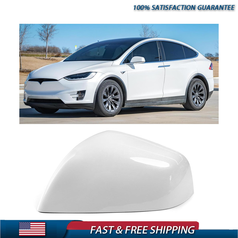 Tesla Model X Mirror Cover 2016-2025 Left Driver Side Clip-on Cap 1054430-11-D