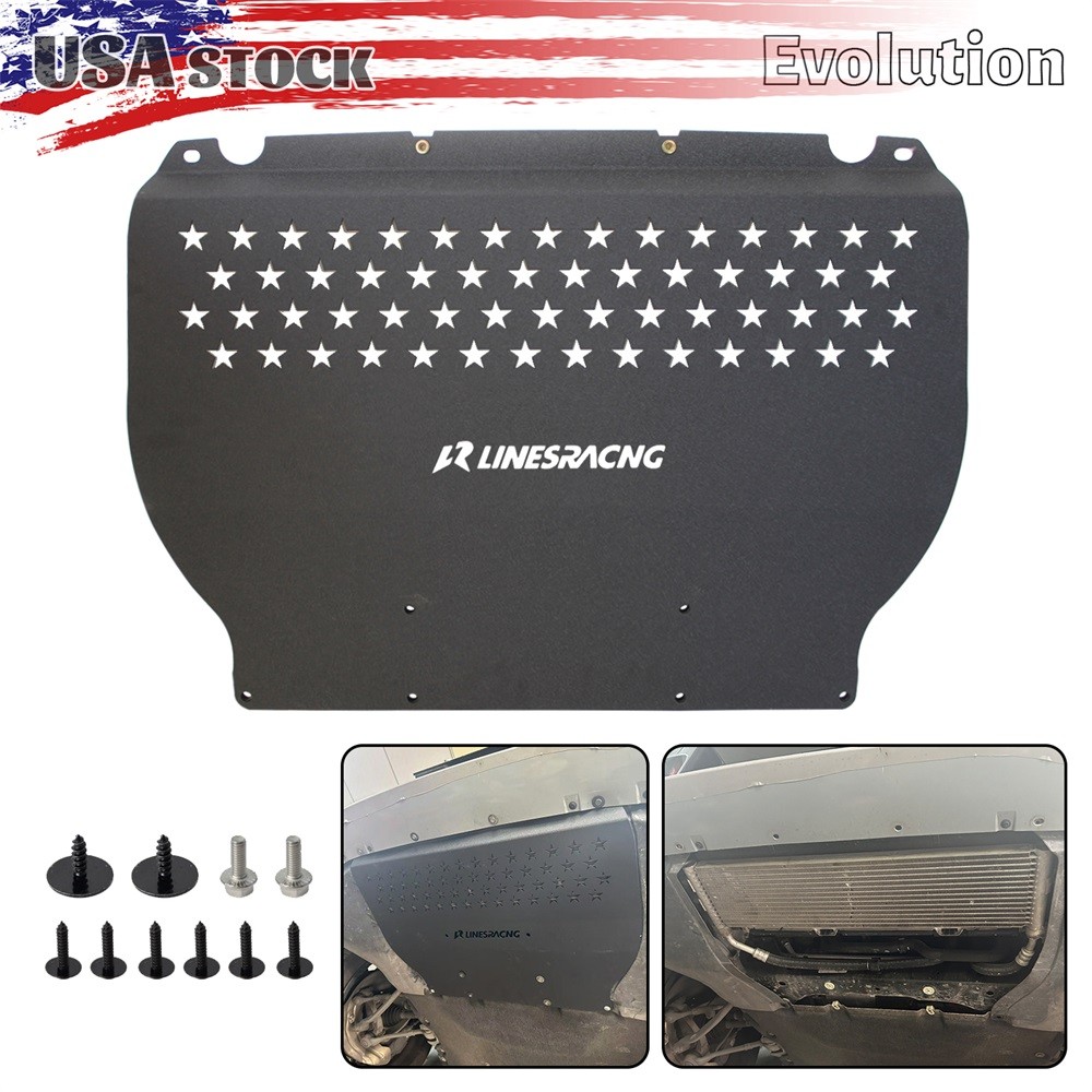Black Aluminum Skid Plate for BWM F97 F98 X3 M Competition X4 S58 3.0L 2019-2024