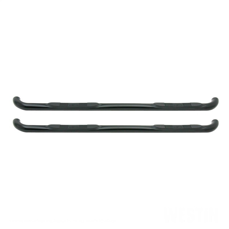 Westin E-Series 3-Inch Nerf Step Bars for Chevy Silverado 1500 Ext. Cab – Black
