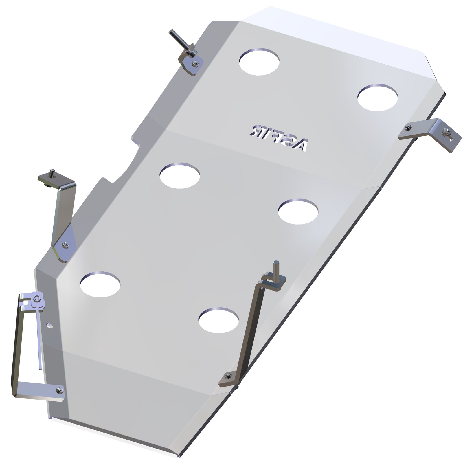 Asfir 4×4 591070 Fuel Tank Skid Plate for 11-26 Nissan Frontier 3.8 4.0