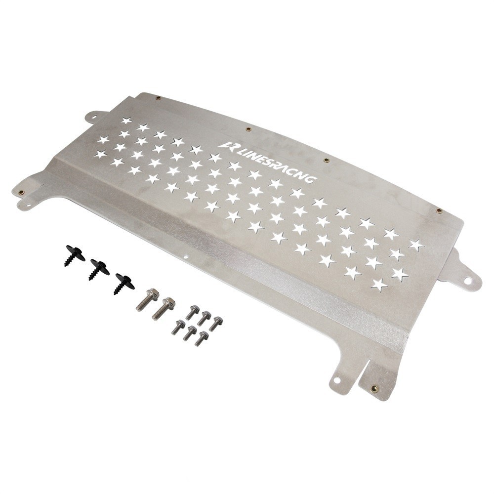 Oil Cooler Skid Plate Underhood Shield For BMW F80 M3 F82 F83 M4 Aluminum Silver