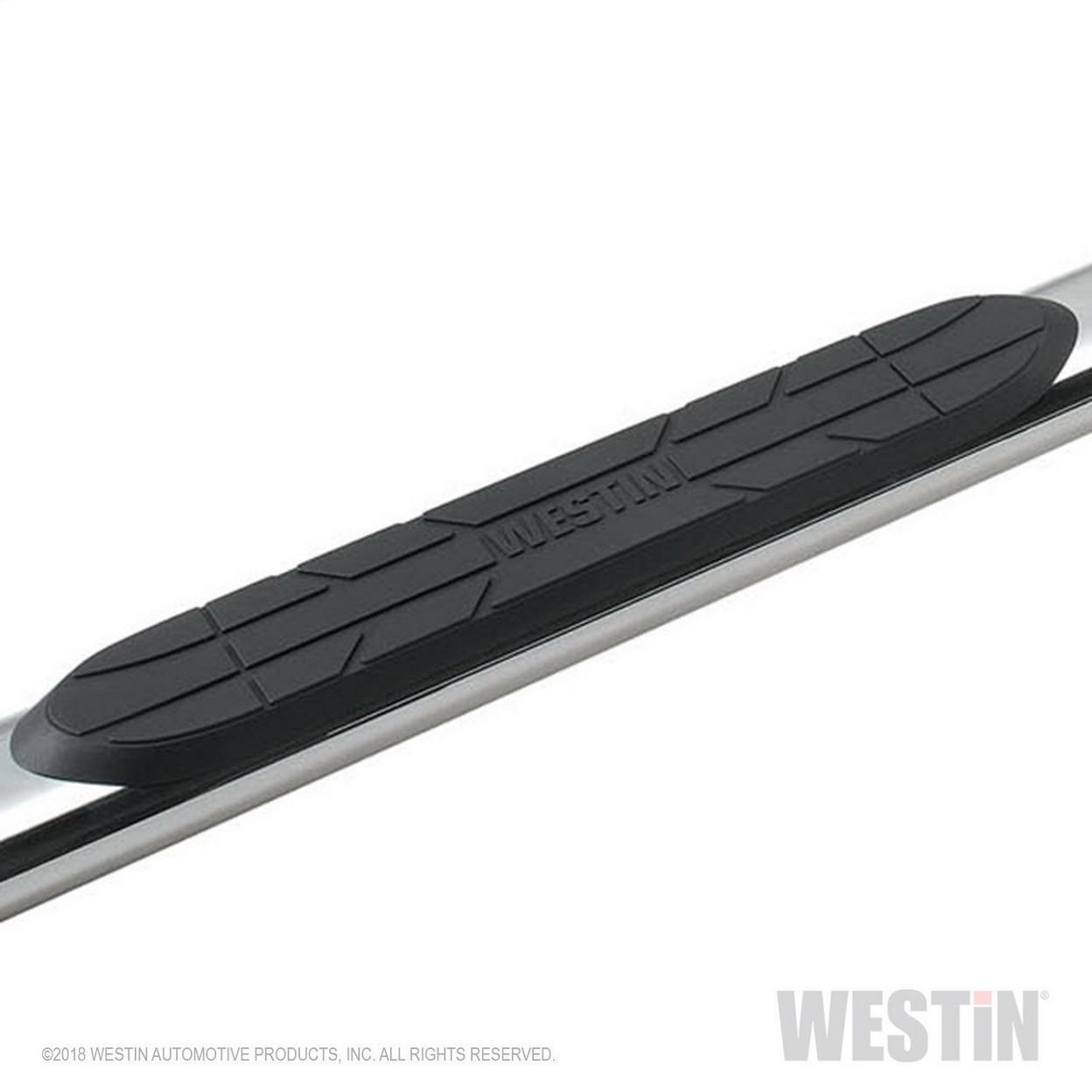 Westin Premier 4 Oval Nerf Step Bars 72 in – Stainless Steel