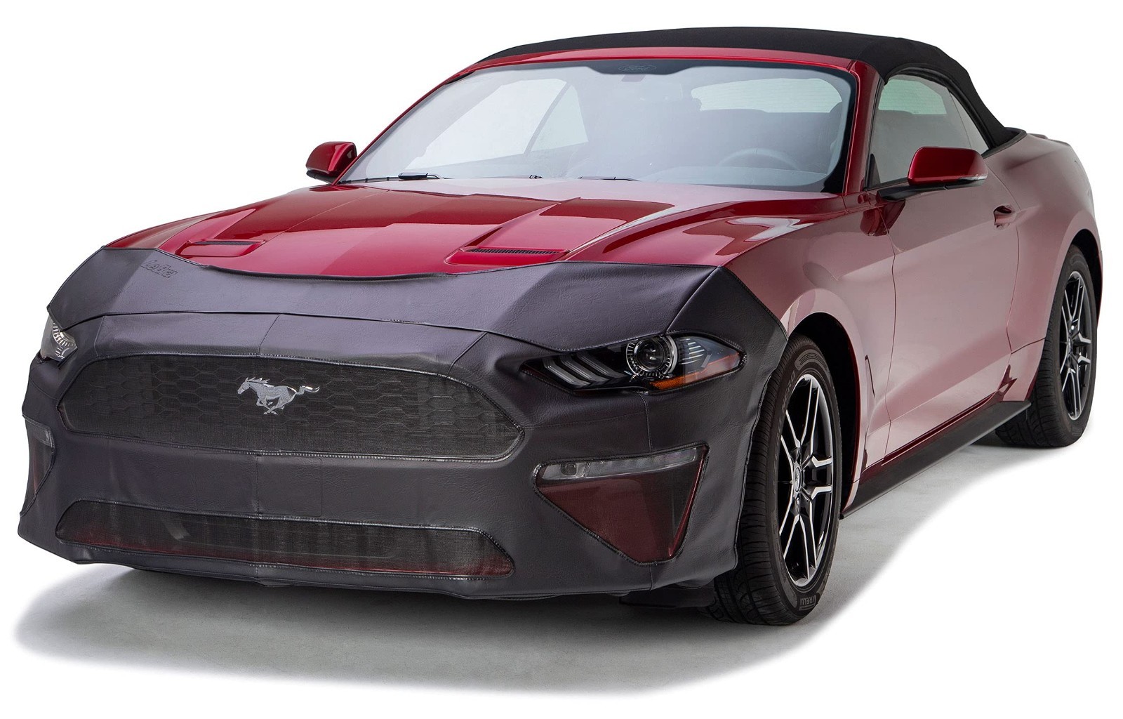 Custom Front End Cover for 2018-2023 Ford Mustang – Black, 2Pc, No GT Package