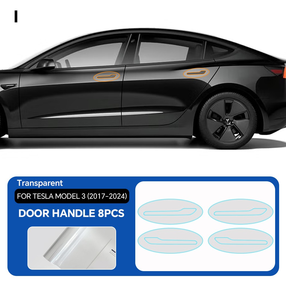 2017-2023 Tesla Model 3 Precut Paint Protection Film Clear PPF TPU Front Kits