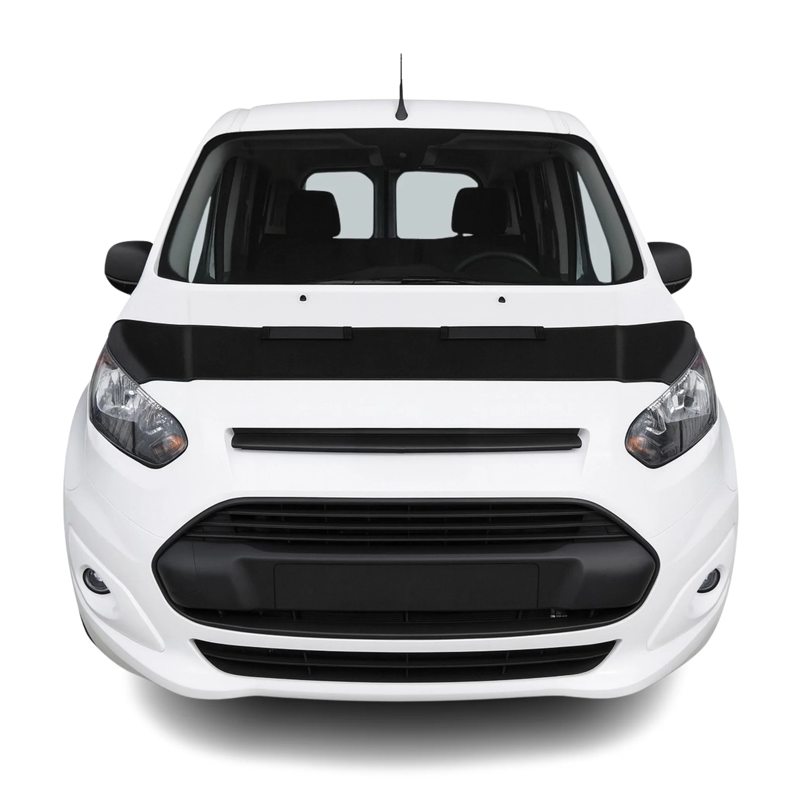 Car Bonnet Mask Hood Bra for Ford Transit Connect 2014-2019 Black 1 Pc