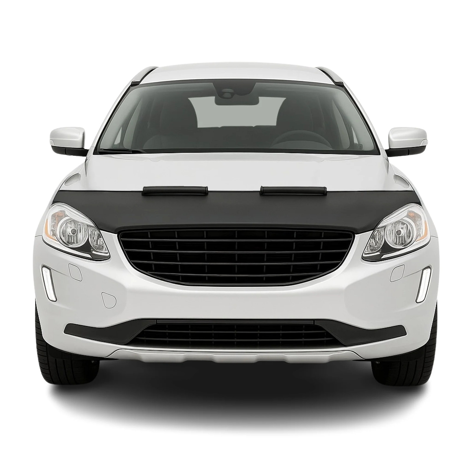 Car Bonnet Mask Hood Bra for Volvo XC60 2010-2017 Half Black 1 Pc