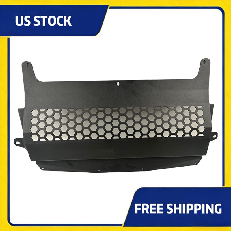 Black Aluminum Oil Cooler Skid Plate for BWM S55 F80 M3 F82 F83 M4 3.0L Turbo
