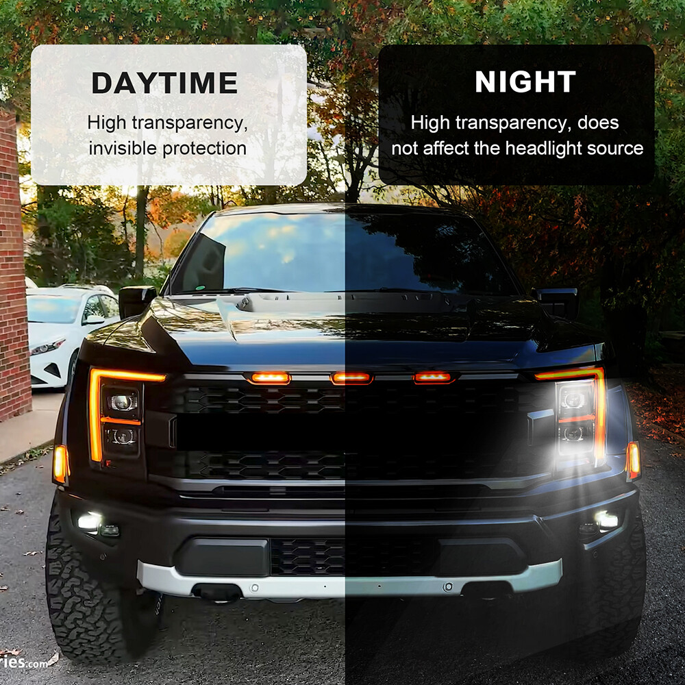 Car Rearview Mirror Precut Paint Protection Film TPU PPF For Ford F150 2022-2023