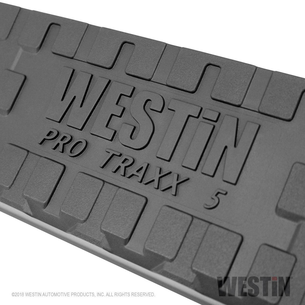 Westin PRO TRAXX 5 Oval Nerf Step Bars for Jeep Wrangler JL Unlimited 4DR 18-20