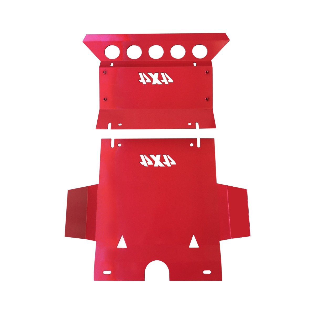 3mm Red 4X4 Bash Plate Front Sump Guard for Toyota Hilux 2005-2015 N70 Underbody