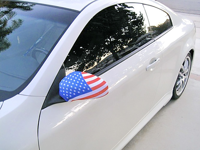 American Flag Side View Mirror Covers (Set of 2) NIB Car Bra U.S. Seller FREE SH