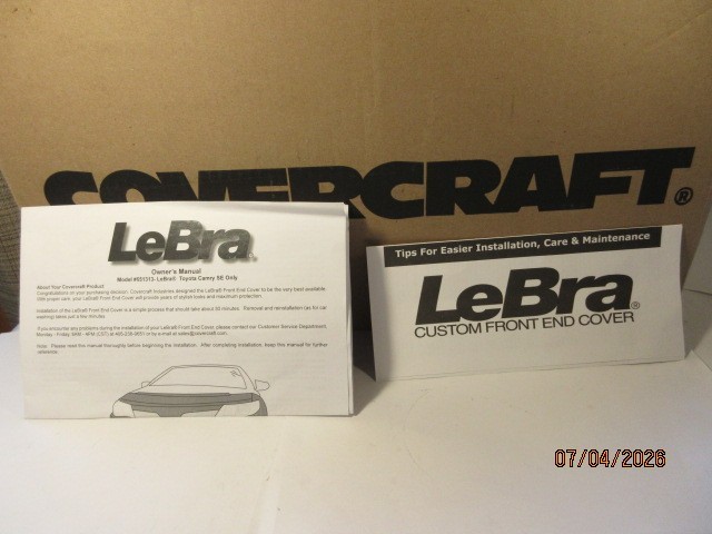 LeBra Custom Front End Cover for 2012-13 Toyota Camry SE, Includes Hybrid SE S/O