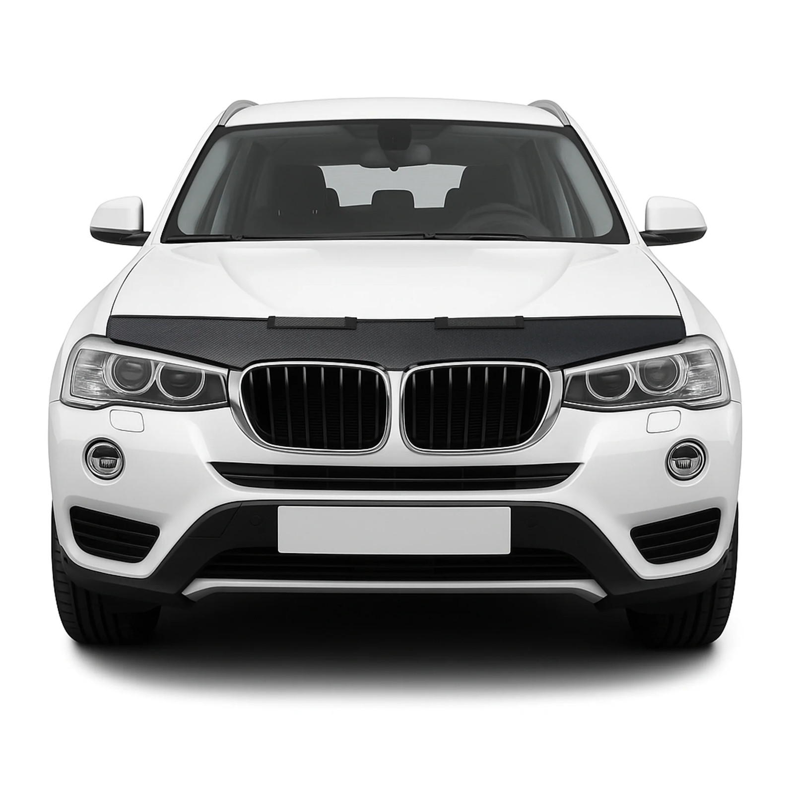 Car Bonnet Mask Hood Bra for BMW X3 F25 2011-2017 Half Carbon