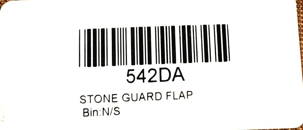 Unbranded 63 Inch X 4 Inch Stone Guard Flap 542DA NOS