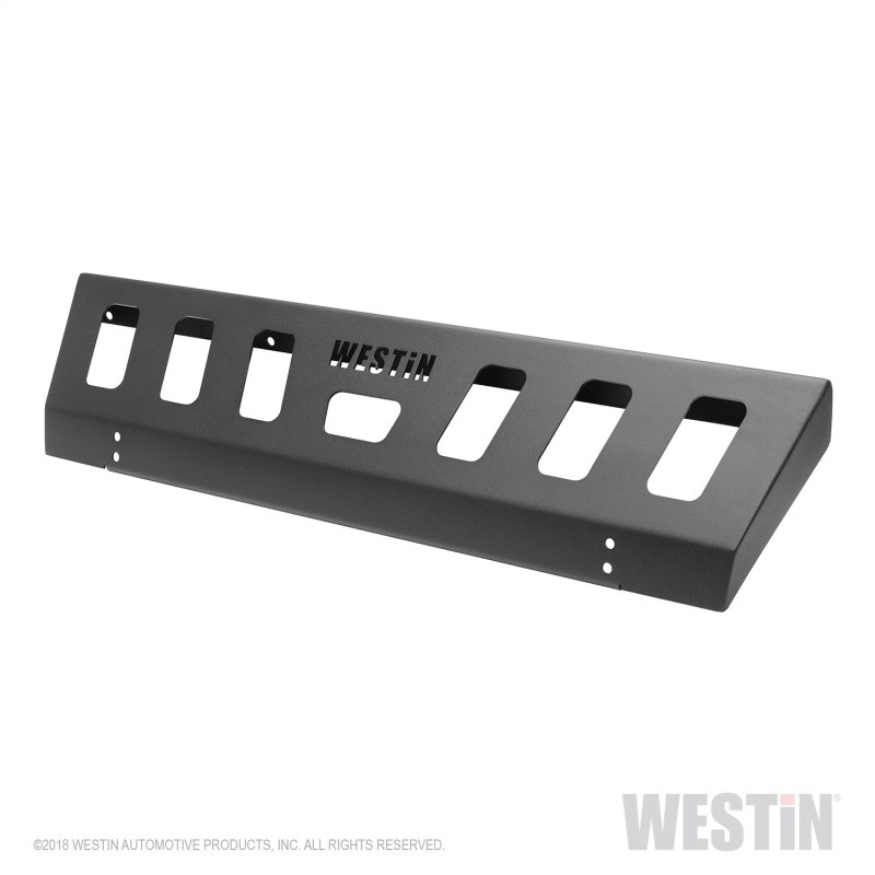 Westin Front Bumper Skid Plate – Textured Black Fits 18-19 Jeep Wrangler JL