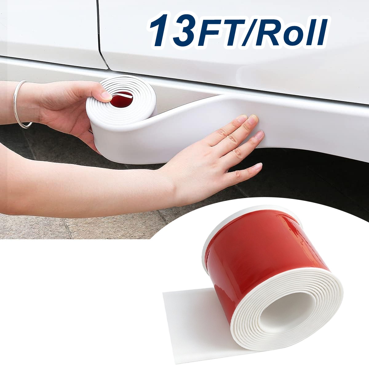 Rubber Side Skirt Rocker Panel Trim Custom For Chevrolet Bumper Protector Strip