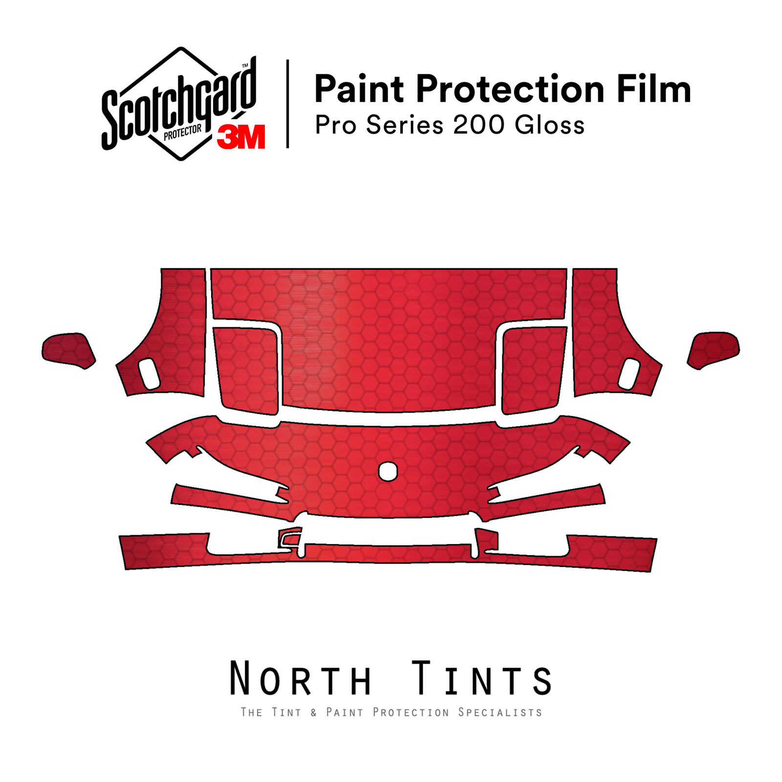 3M PRO Series PreCut Paint Protection Film Clear Bra PPF for Acura NSX 1991-2001
