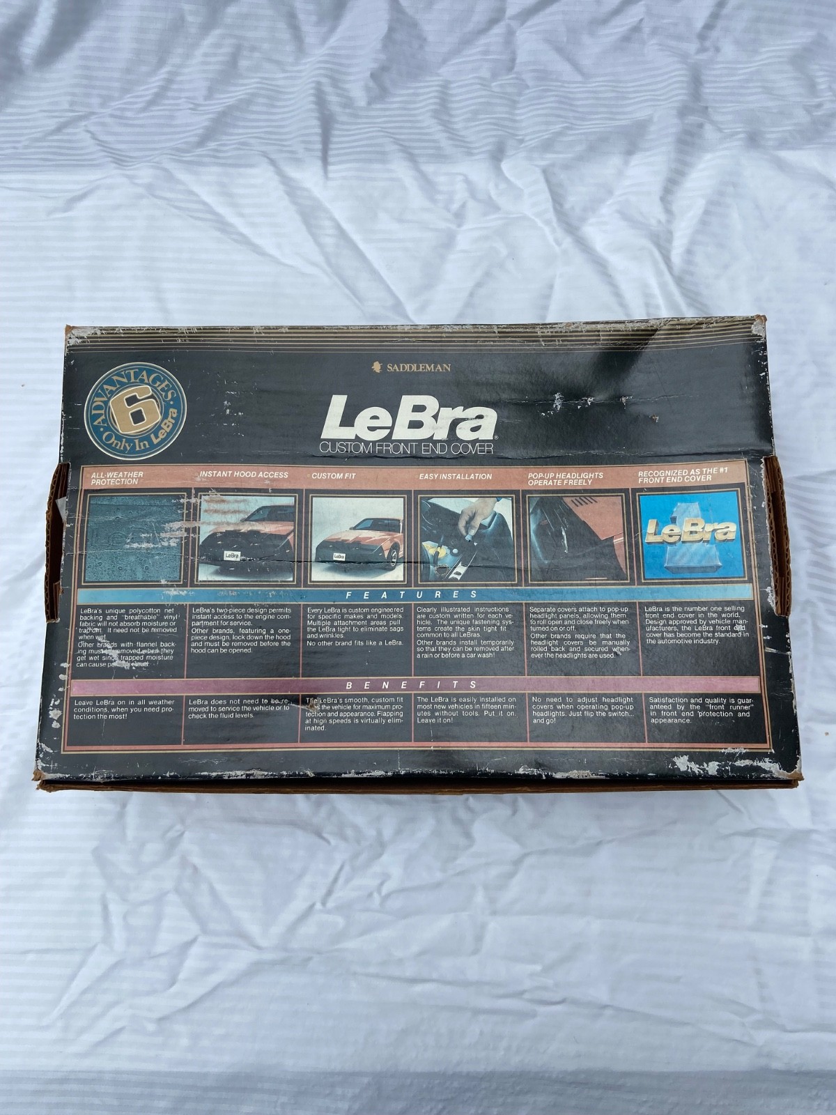 LeBra Custom Front End Cover 1988 1989 1990 Camaro IROC RS Vintage original box!