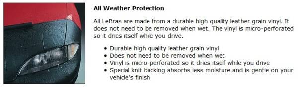LeBra Front End Cover Bra for Buick Verano 2012-2018 CoverCraft 551332-01