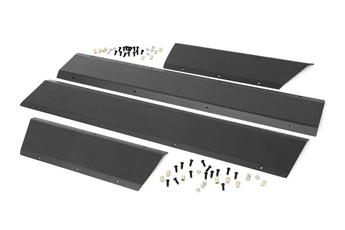 Rough Country Front/Rear Lower Door Panel Armor, for 97-01 Cherokee 4dr; 10582