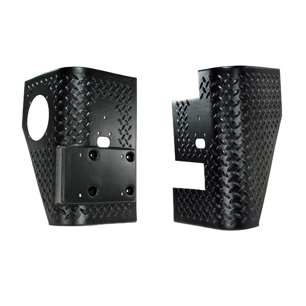 Rear Body Corner Guards Armors Kit Quarter Panel Set of 2 For Jeep Wrangler TJ