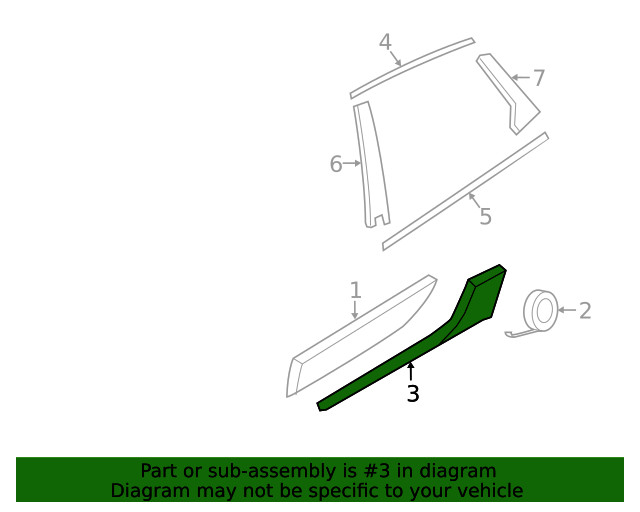 Genuine Porsche Stone Guard 95B-853-932-A