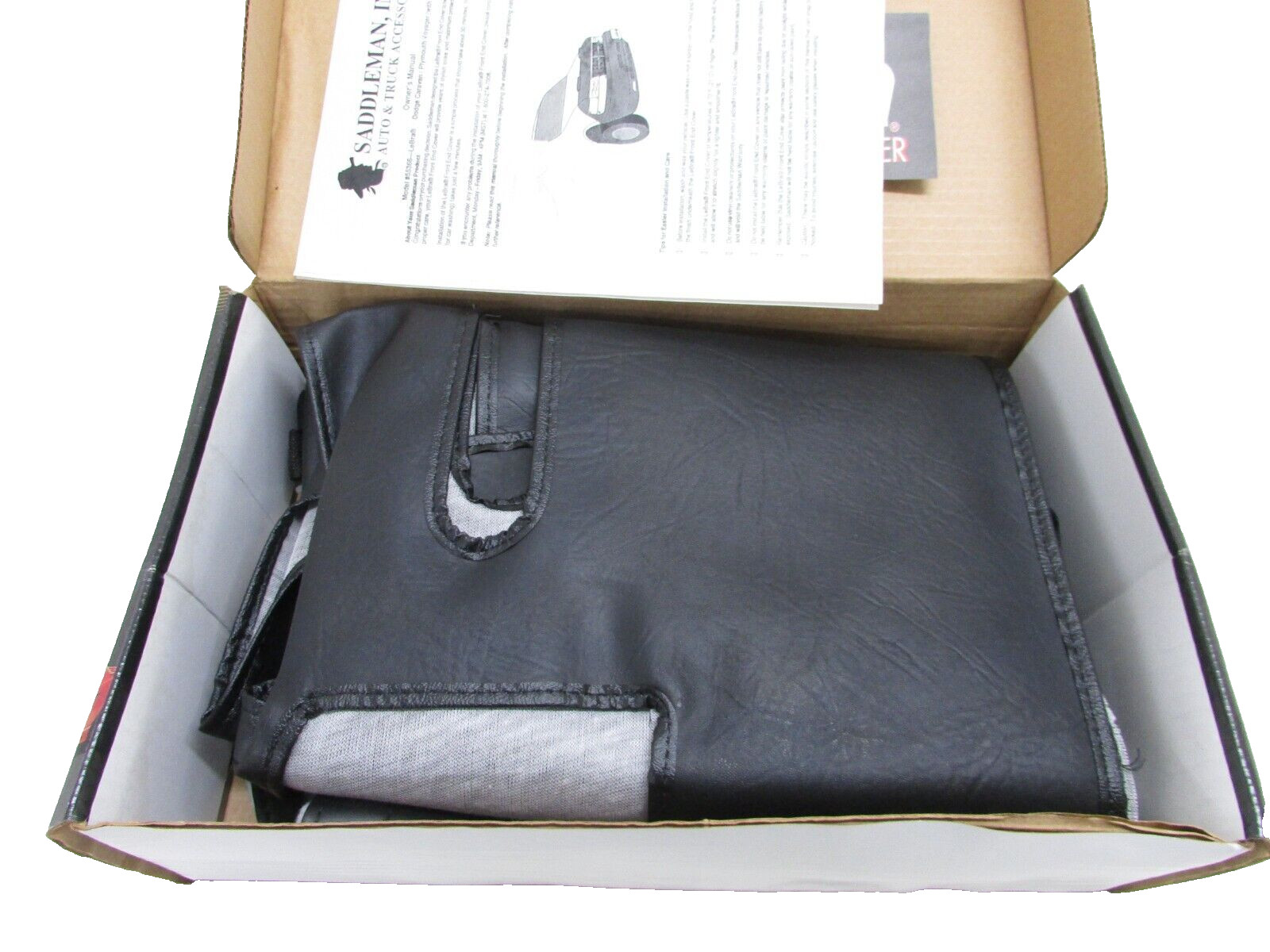 NOS! SADDLEMAN LeBra CUSTOM FRONT COVER FOR 91-93 DODGE CARAVAN PLYMOUTH VOYAGER