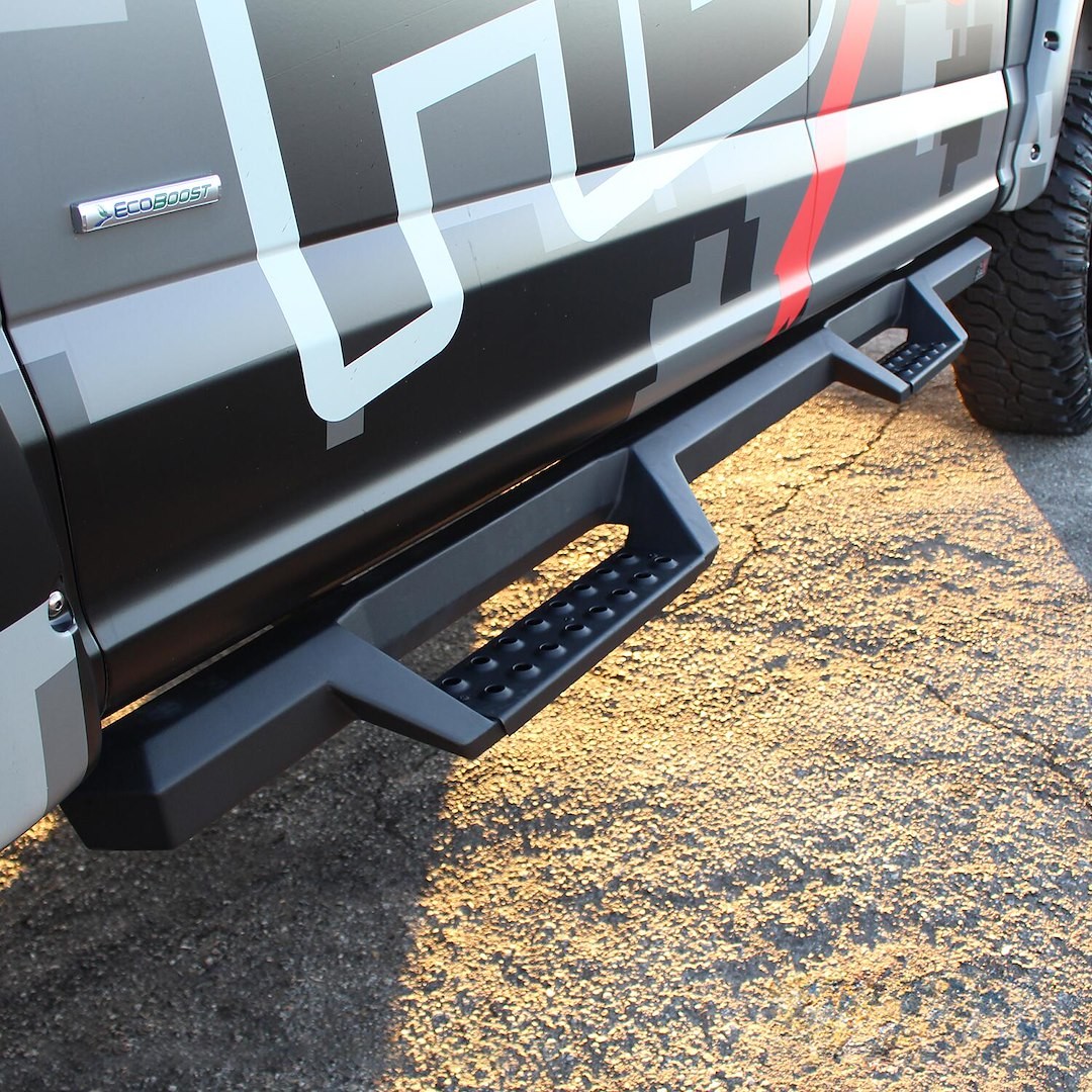 Westin Automotive 56-13945 Steel Square Black Powder Coated Nerf Bar