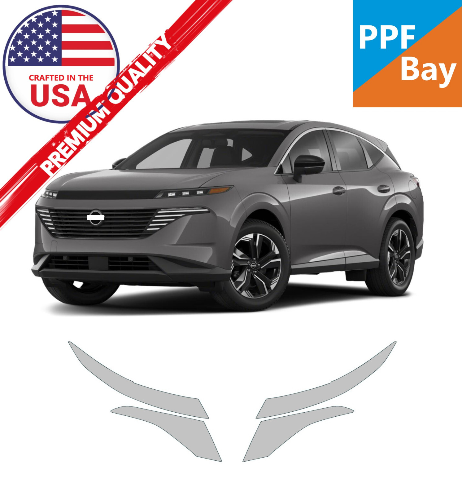 For Nissan Murano 2025 Headlight Paint Protection Film PreCut Kit PPF