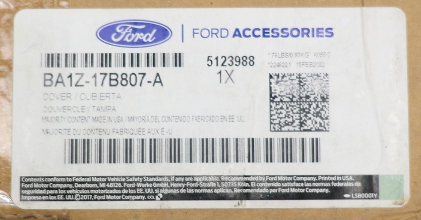 NEW OEM Ford Rear Bumper Scratch Protector BA1Z-17B807-A Lincoln MKX 2011-2015