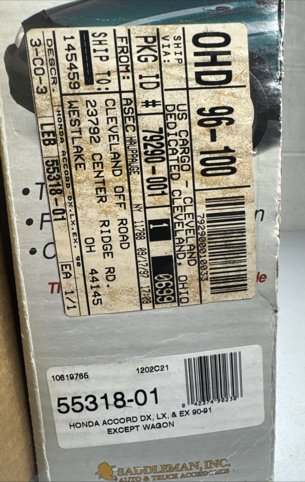 VTG Lebra Custom Front End Cover Honda Accord DX LX EX 90 – 91