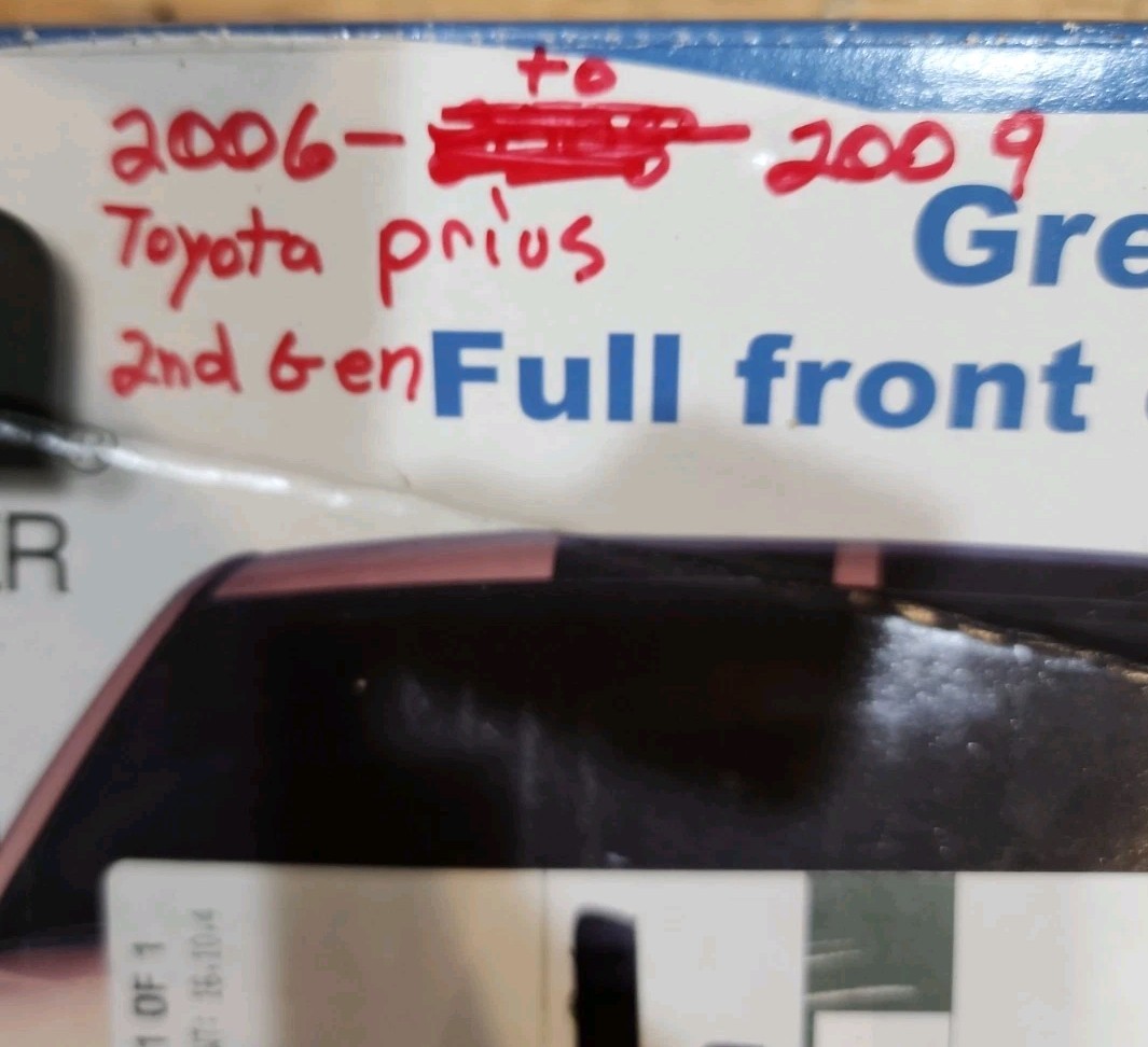 Lebra Custom Front End Cover For Toyota Prius 06-09 New In Box