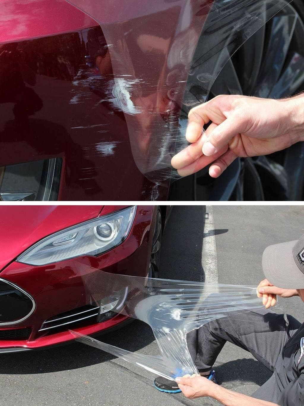 Clear Paint Protection Bulk Film Roll 6-by-25-inches