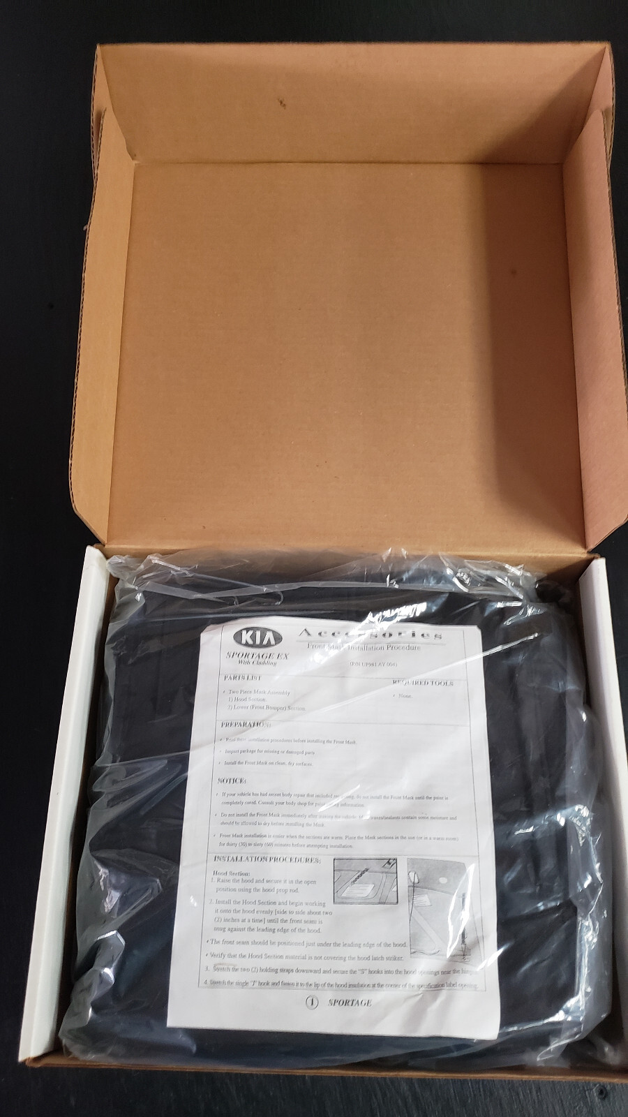 Kia Sportage EX Front End Mask Genuine Parts Brand New Open Box Ready to Ship