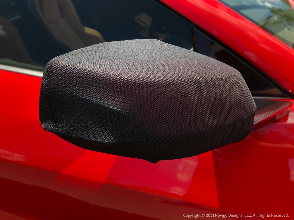 NoviStretch Mirror Covers for the 2020+ C8 Corvette