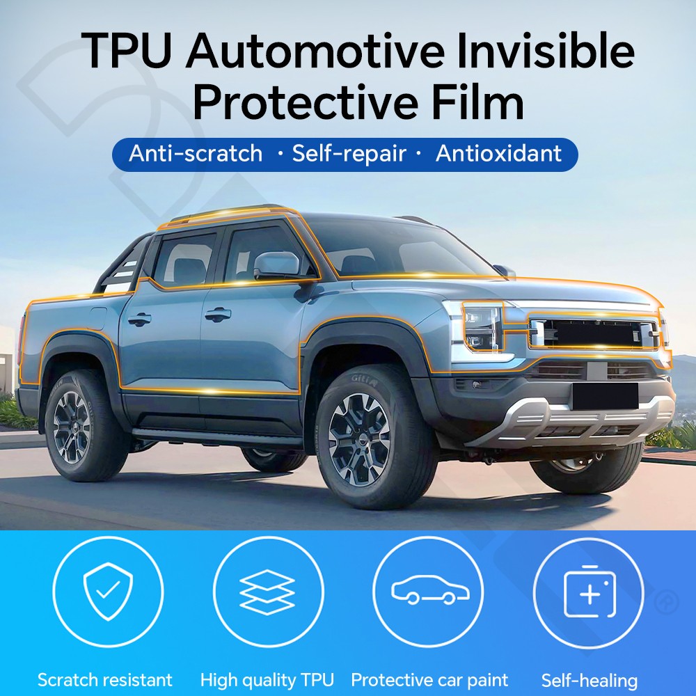 For BYD SHARK 2024 2025 PRO Full Front PreCut Paint Protection Gloss TPU PPF Kit