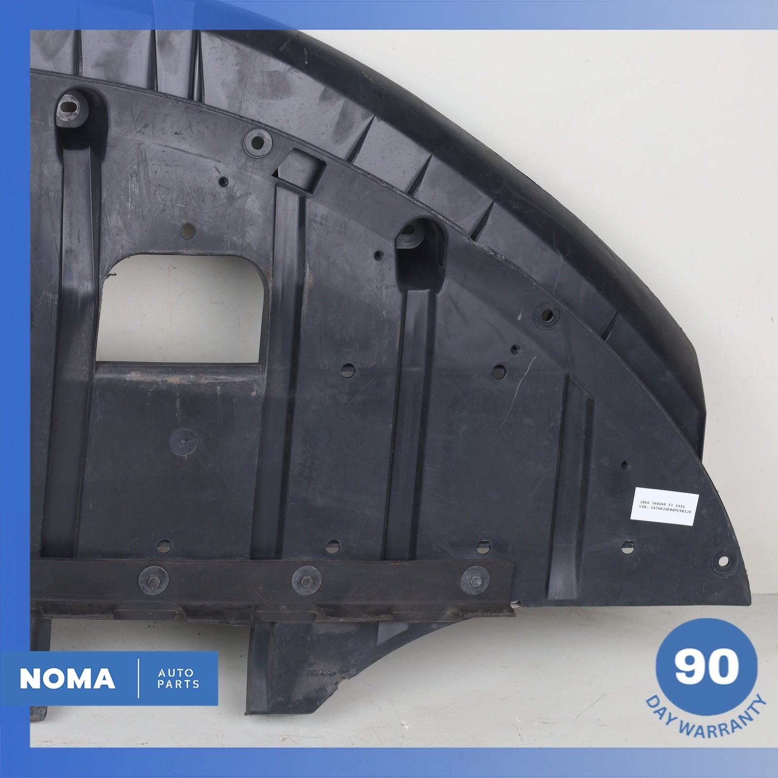10-19 Jaguar X351 XJ XJR Front Bumper Splash Shield Valance Panel Cover OEM 71k