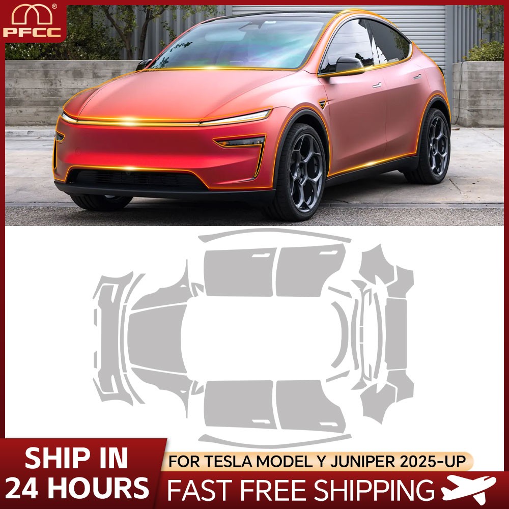 Matte Pre-Cut Full Body PPF Kit for Tesla Model Y Juniper 2025 2026 Protection