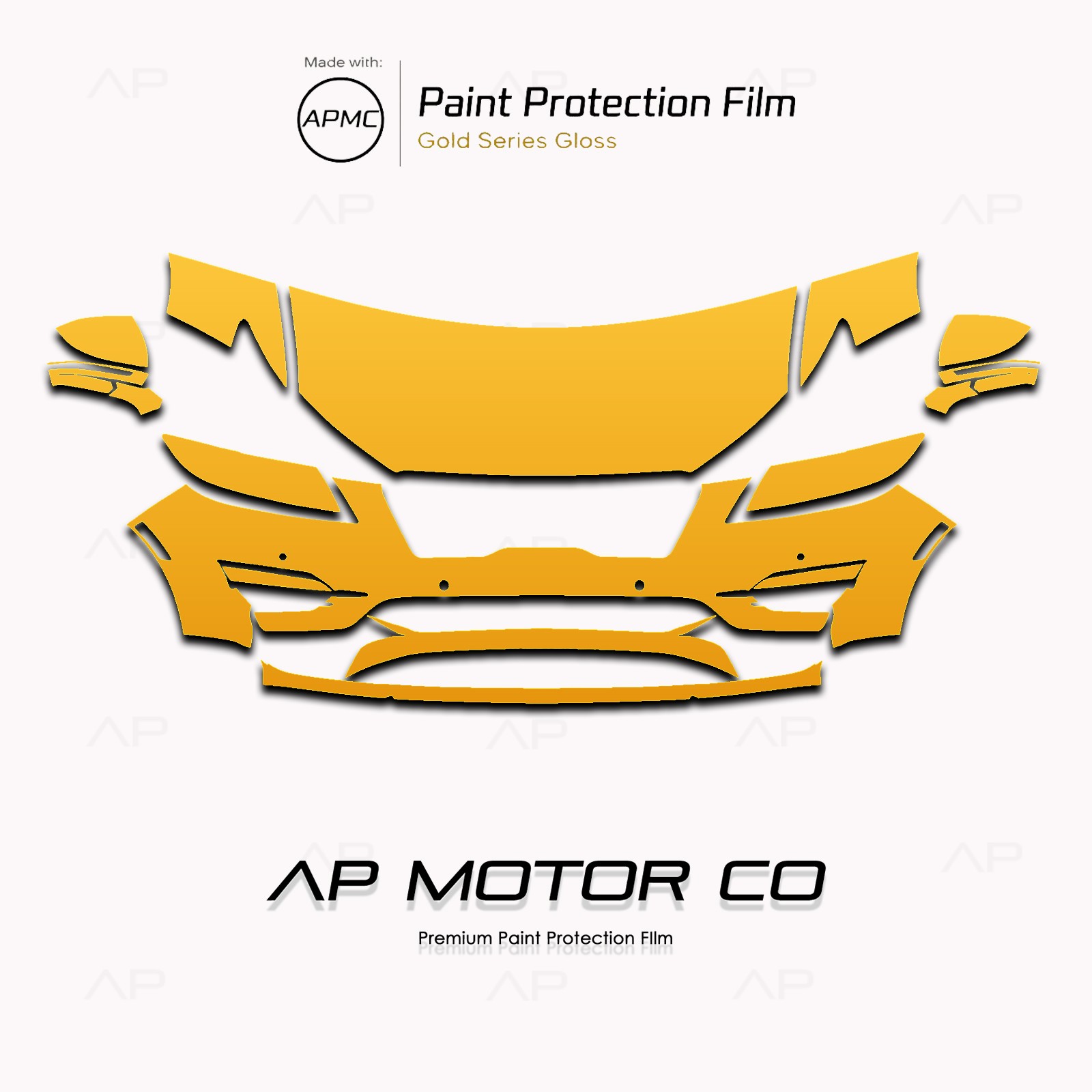 Lincoln MKC 2019 Series Pre Cut Paint Protection Film Clear Bra PPF Kit