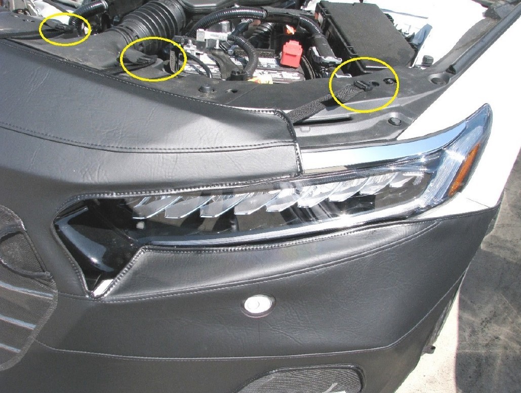 Lebra Front End Mask Cover Bra Fits Honda Accord Sedan 2021-2022 21 22